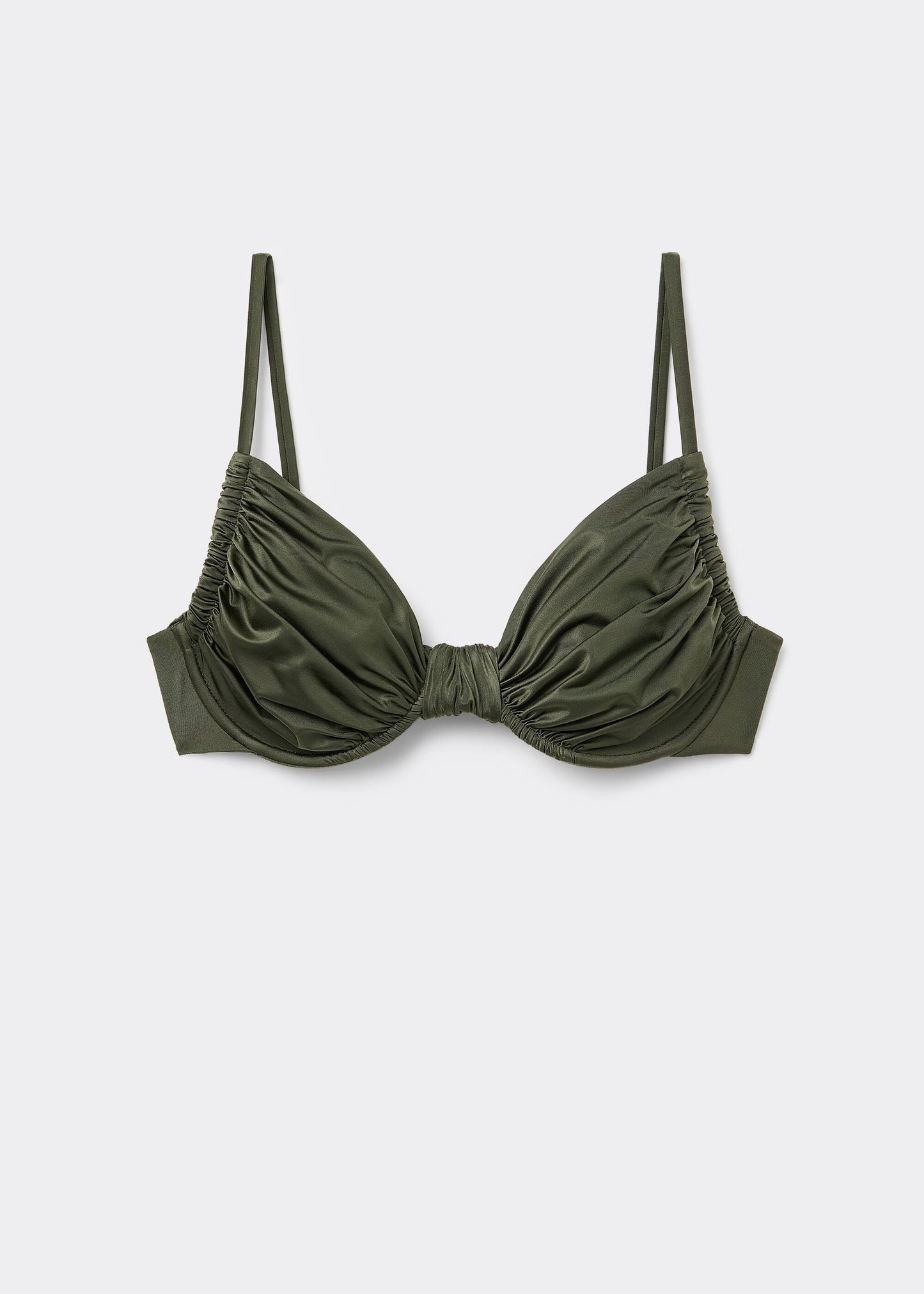 Satin Satin Bikini Top