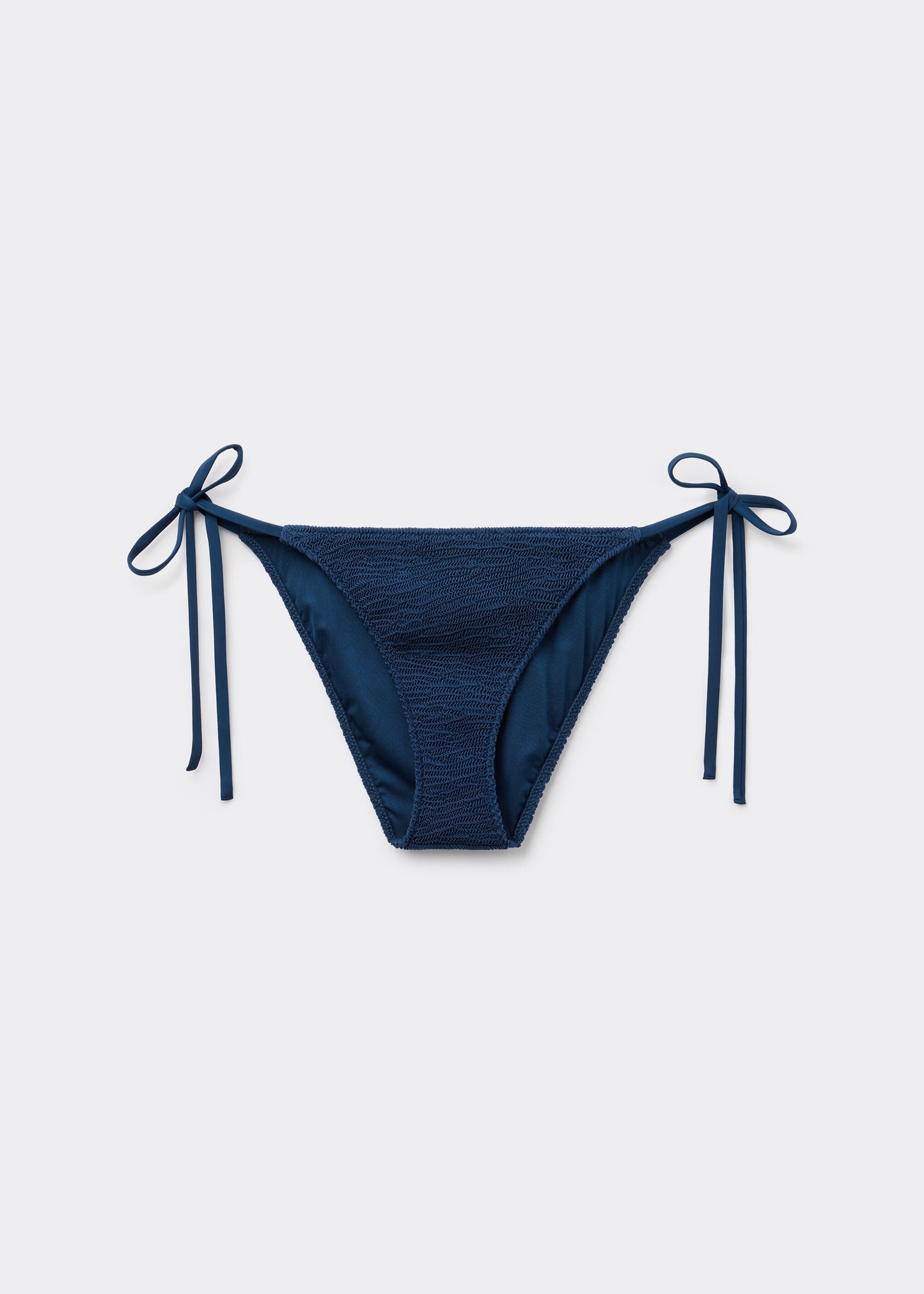 Tie Bikini Bottoms Crinkle Waves