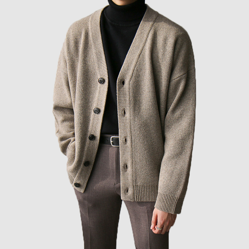 Herren-Strickpullover und Cardigan-Mantel