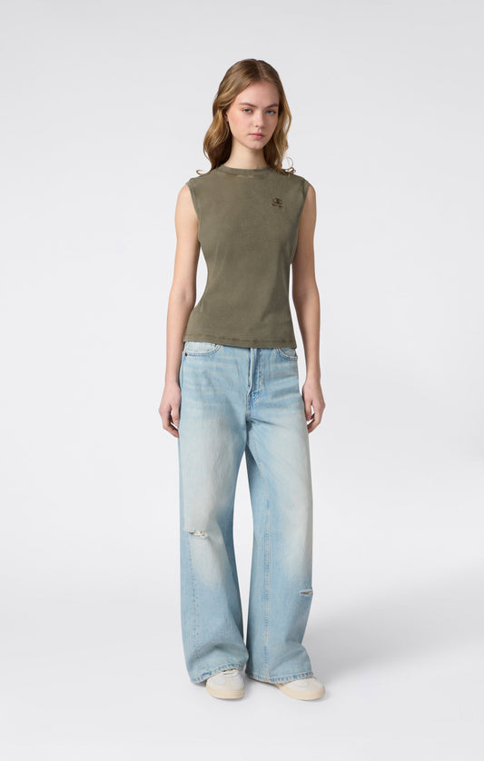 Women's Washed Effect Tank Top Icons