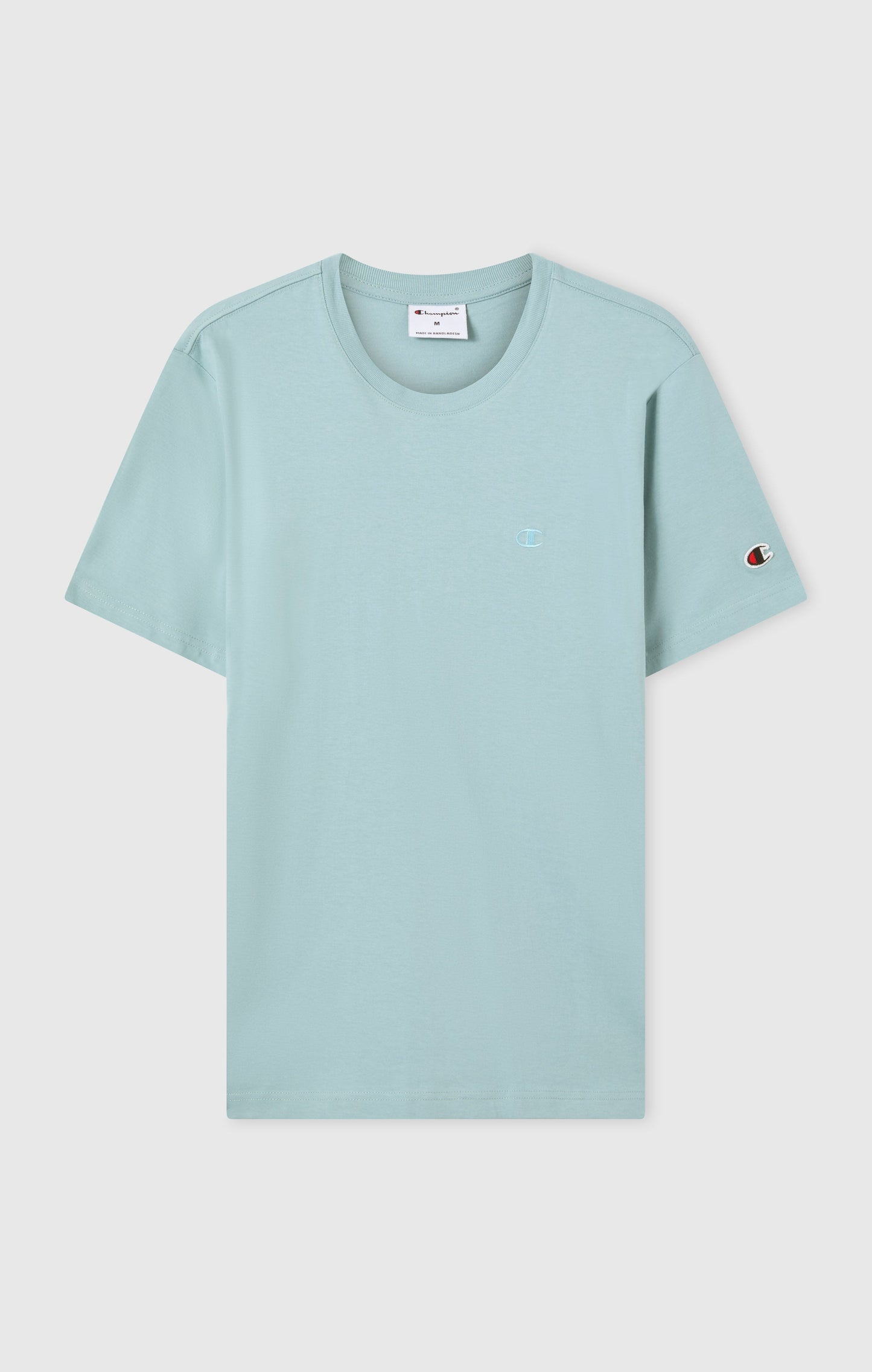 Herren-T-Shirt mit kleiner C-Stickerei und Logo-Icons
