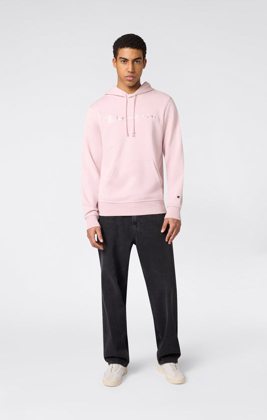 Leichter Herren-Kapuzenpullover mit gestickten Logo-Icons