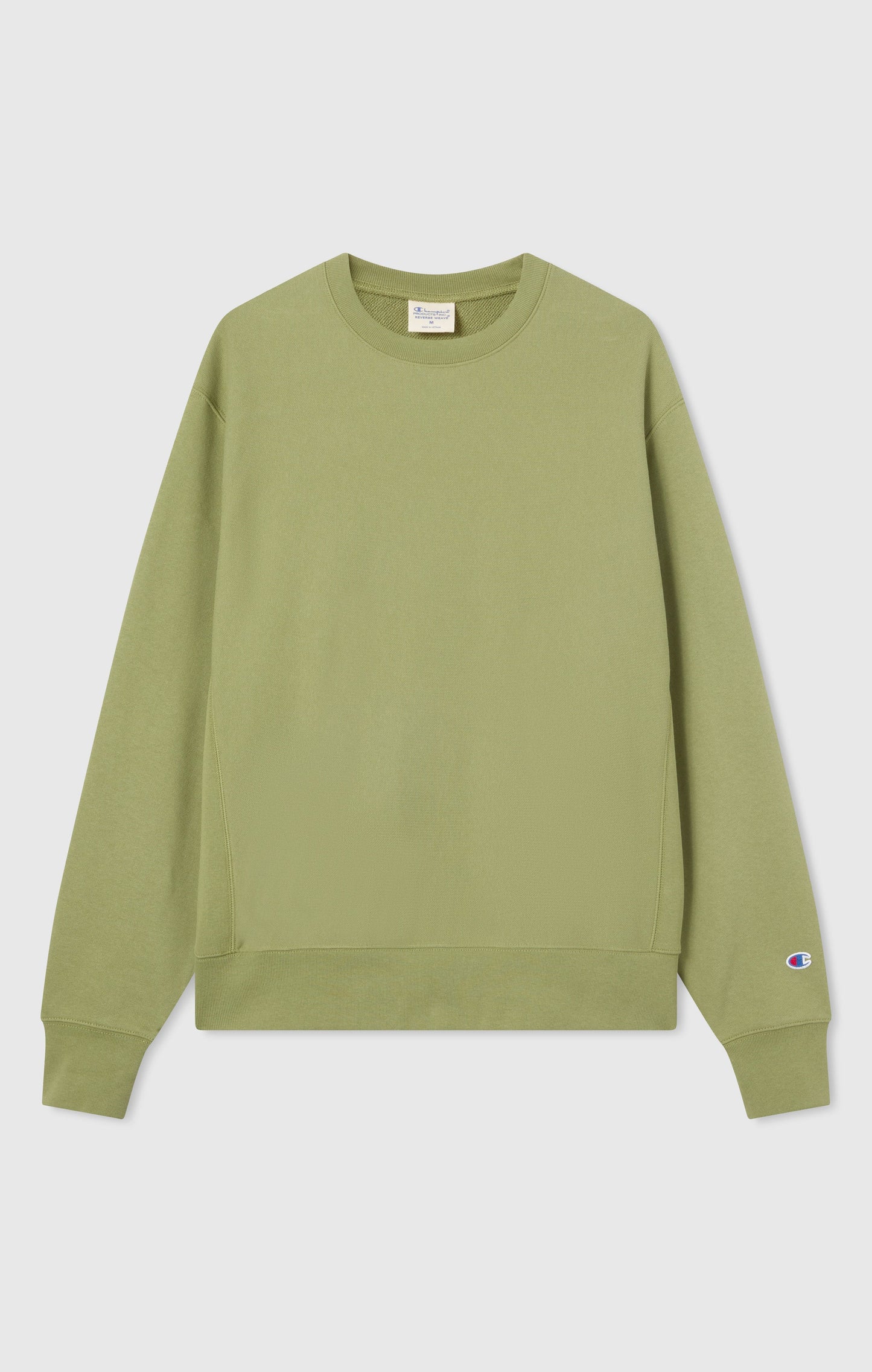 Herren-Rundhals-Sweatshirt, leicht, Reverse Weave