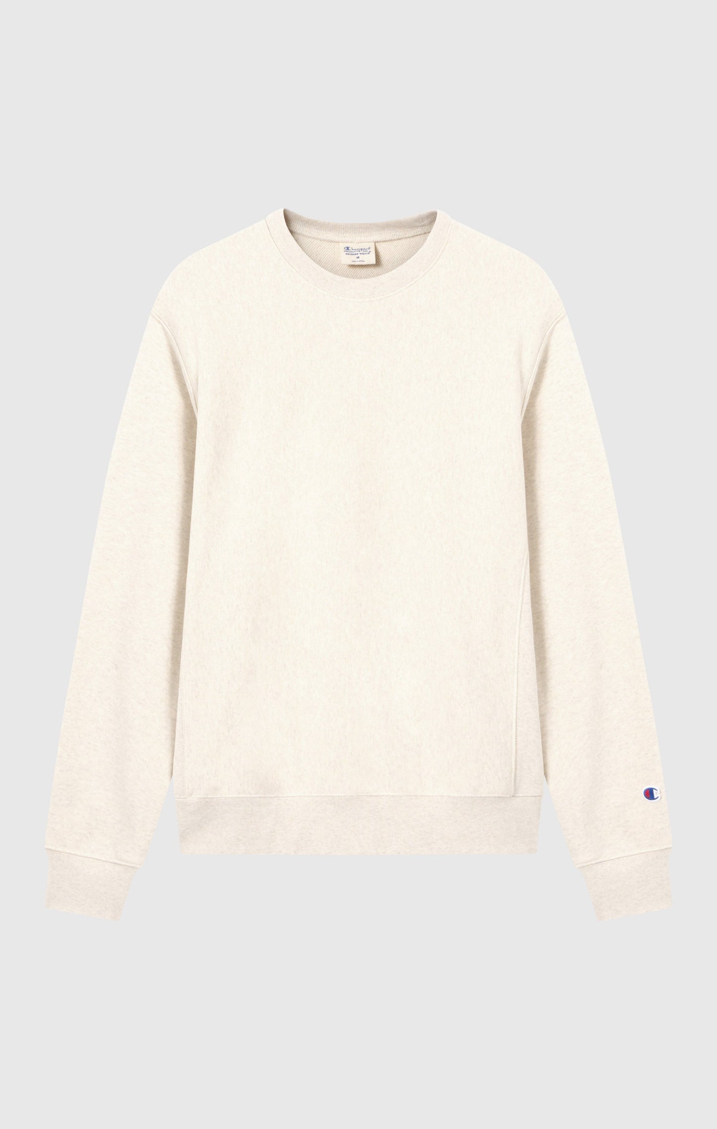 Herren-Rundhals-Sweatshirt, leicht, Reverse Weave