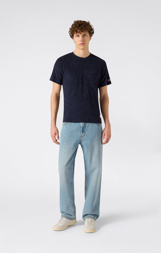 Men's Towel Terry Pocket T-Shirt