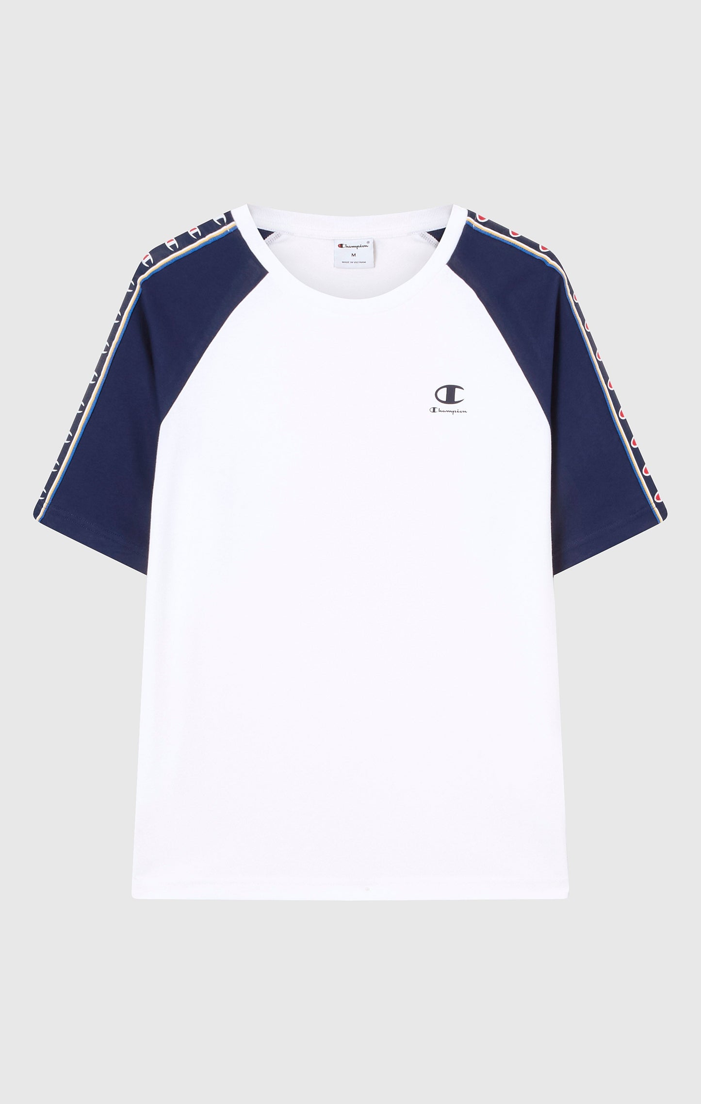 Herren T-Shirt mit Raglanärmeln und Logo-Tape
