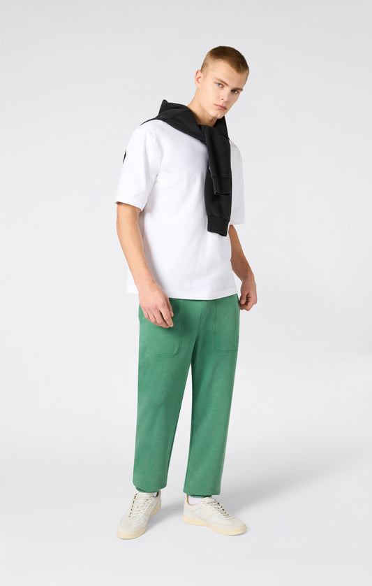 Herren-Hose mit Gummizug und Used-Effekt-Icons