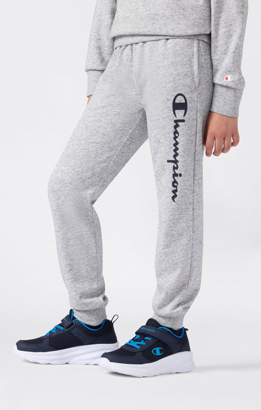 Boys' Lightweight Jogger Pants with Rib Cuffs and Maxi Printed Logo