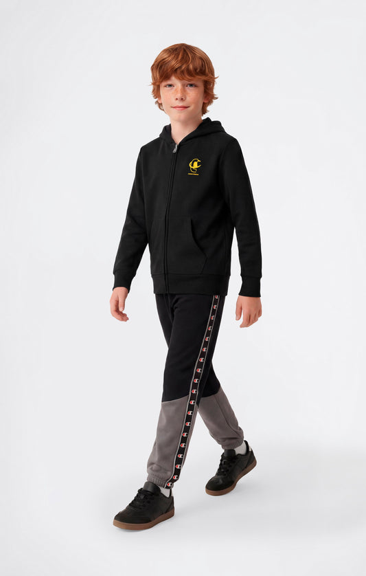 Jungen-Hose mit elastischem Bündchen und Tape-Logo