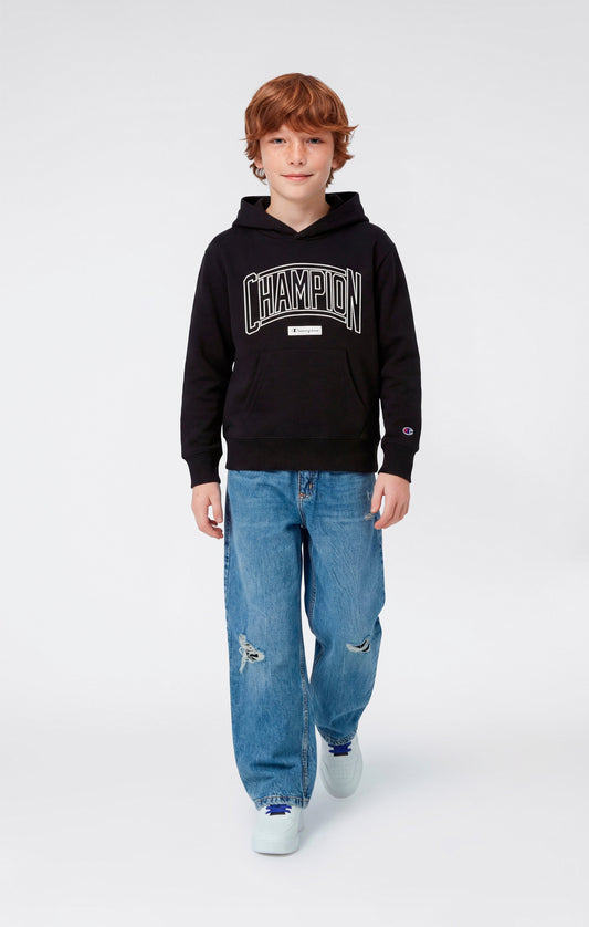 Kapuzenpullover für Jungen mit Puff-Print