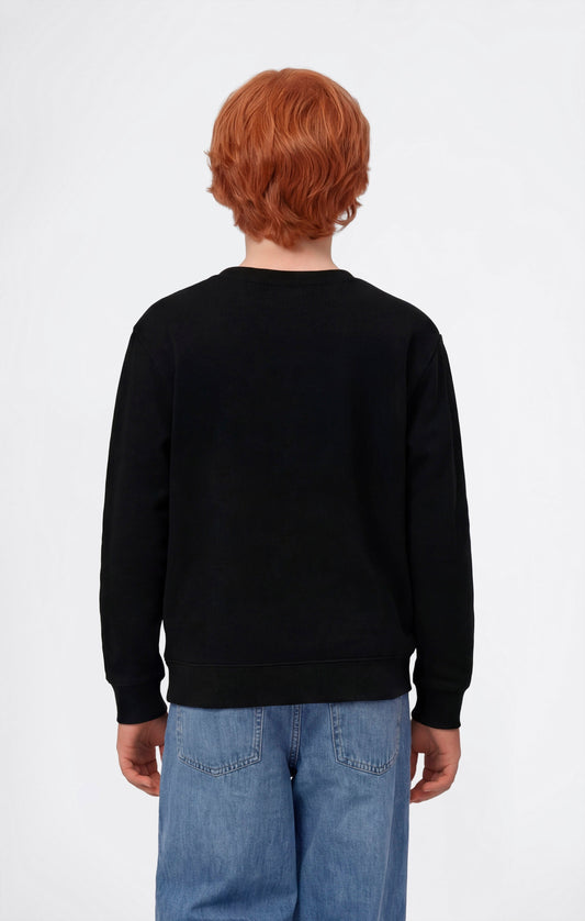 Jungen-Rundhals-Sweatshirt mit Puffdruck