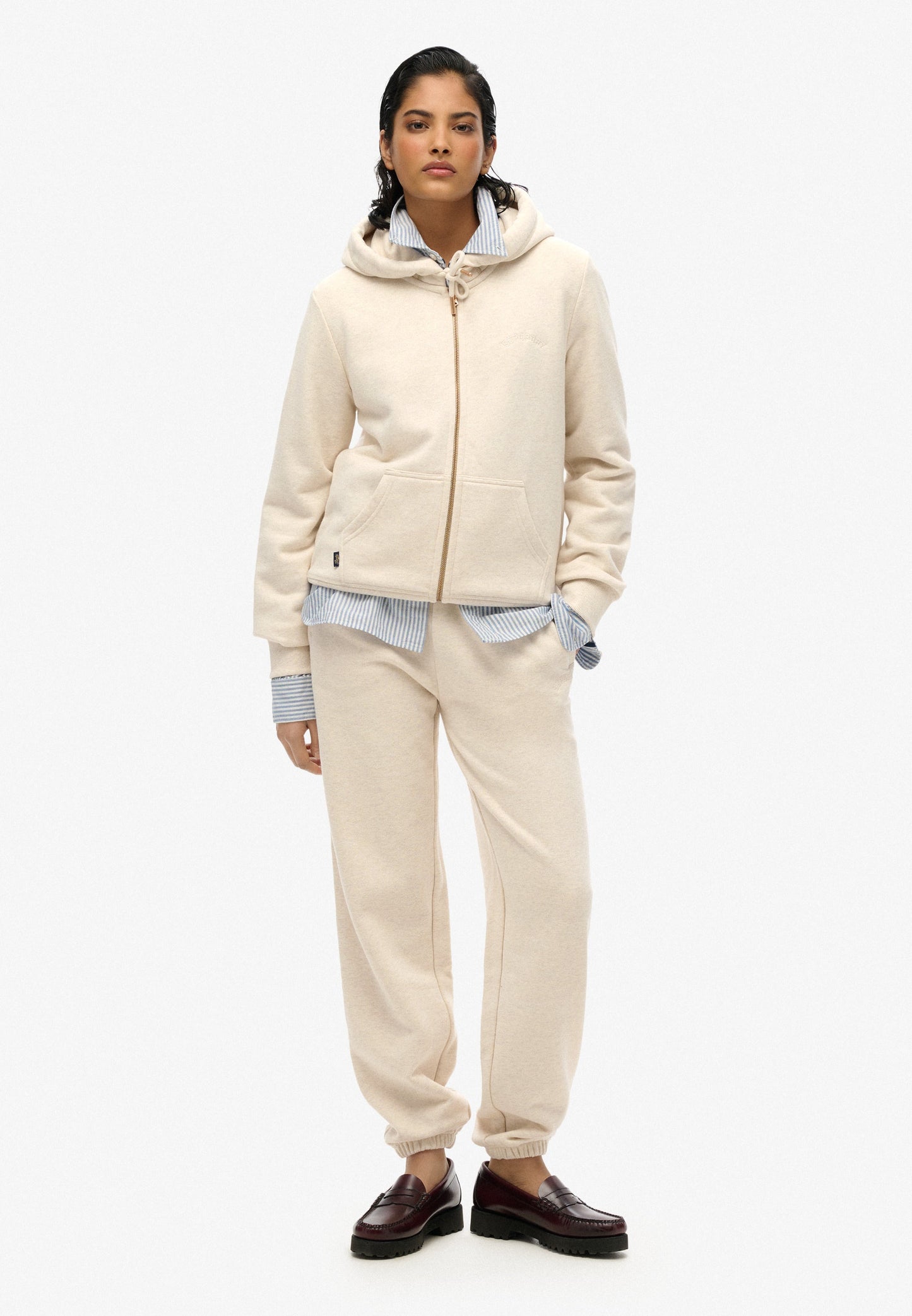 Essential Logo Half Brushed Joggers