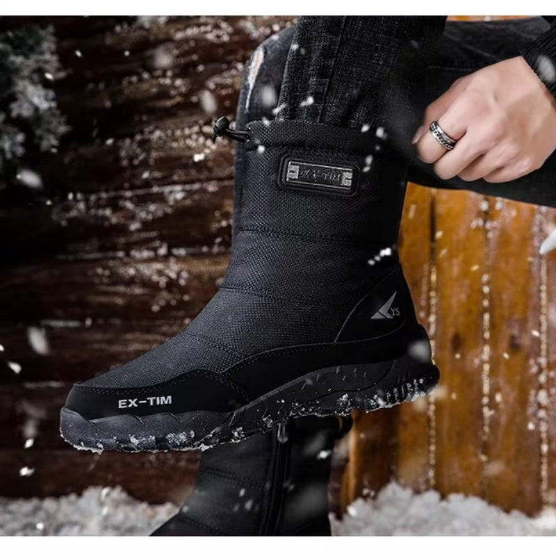 (Zeitlich begrenzter Rabatt von 70 %) Herren-Orthopädie-Knöchelunterstützung Fußgewölbeunterstützung Schneestiefel Wasserdicht Rutschfest Warm & Leichte Wanderstiefel