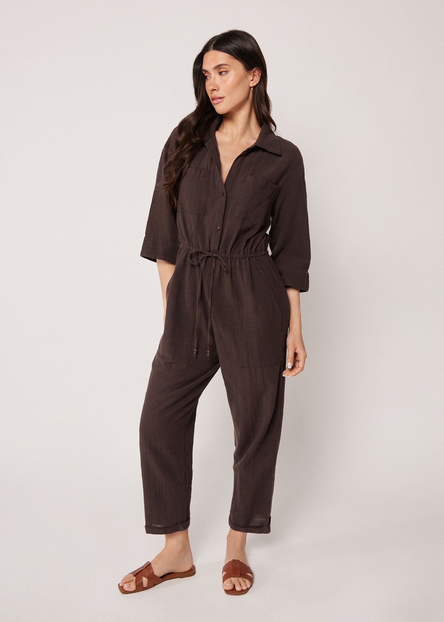Drawstring Jumpsuit