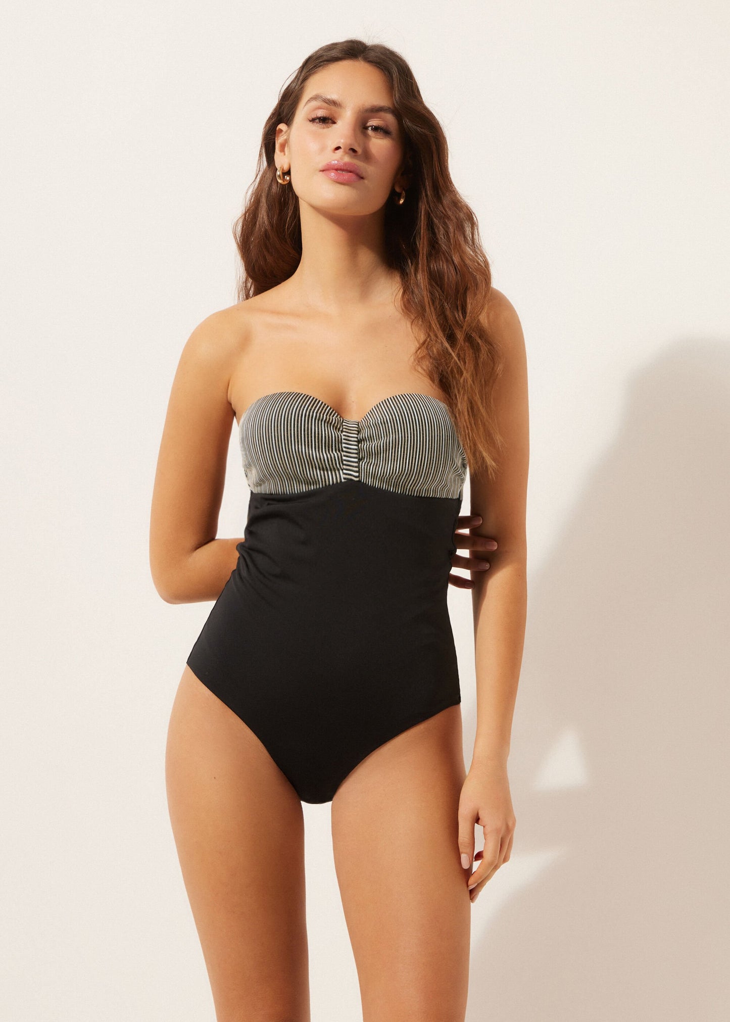 Swimsuit Golden Stripes