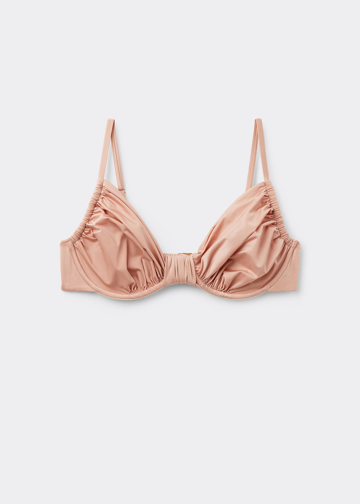 Satin Satin Bikini Top