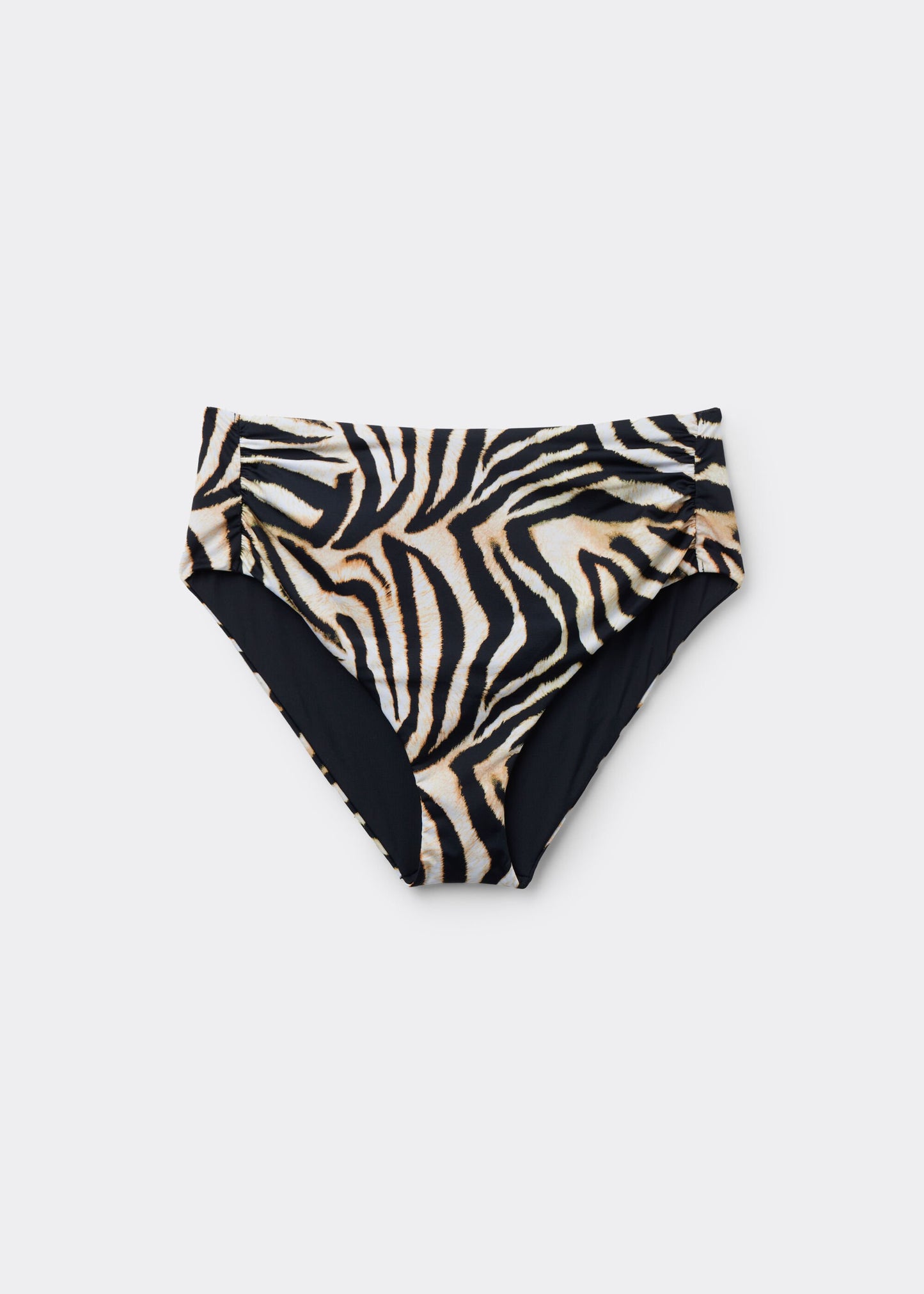 High-Waisted Bikini Bottoms Savannah Zebra