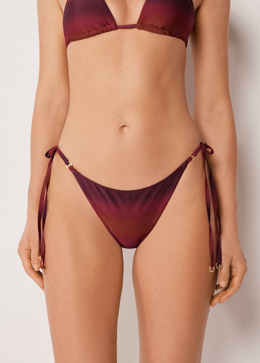 Tie Brazilian Bikini Bottoms Soft Shades