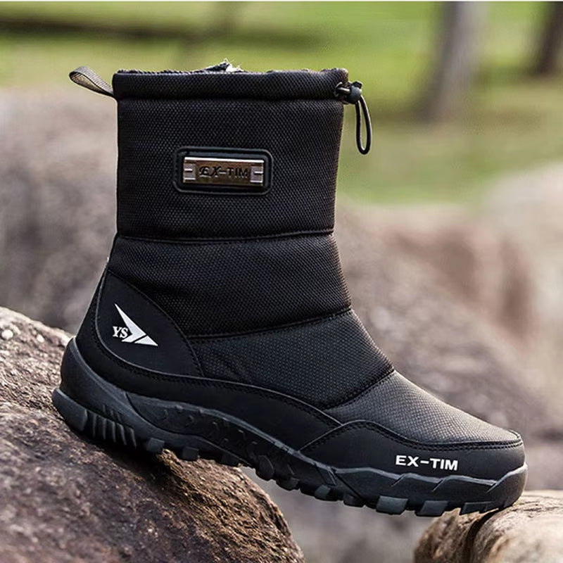 (Zeitlich begrenzter Rabatt von 70 %) Herren-Orthopädie-Knöchelunterstützung Fußgewölbeunterstützung Schneestiefel Wasserdicht Rutschfest Warm & Leichte Wanderstiefel
