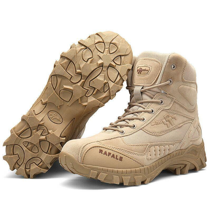 (🛒BLACK FRIDAY SPECIAL-70%OFF)Men's  Winter Anti-Puncture Wide Toe Combat Boots Waterproof Non-Slip Orthopedic Support Work Boots