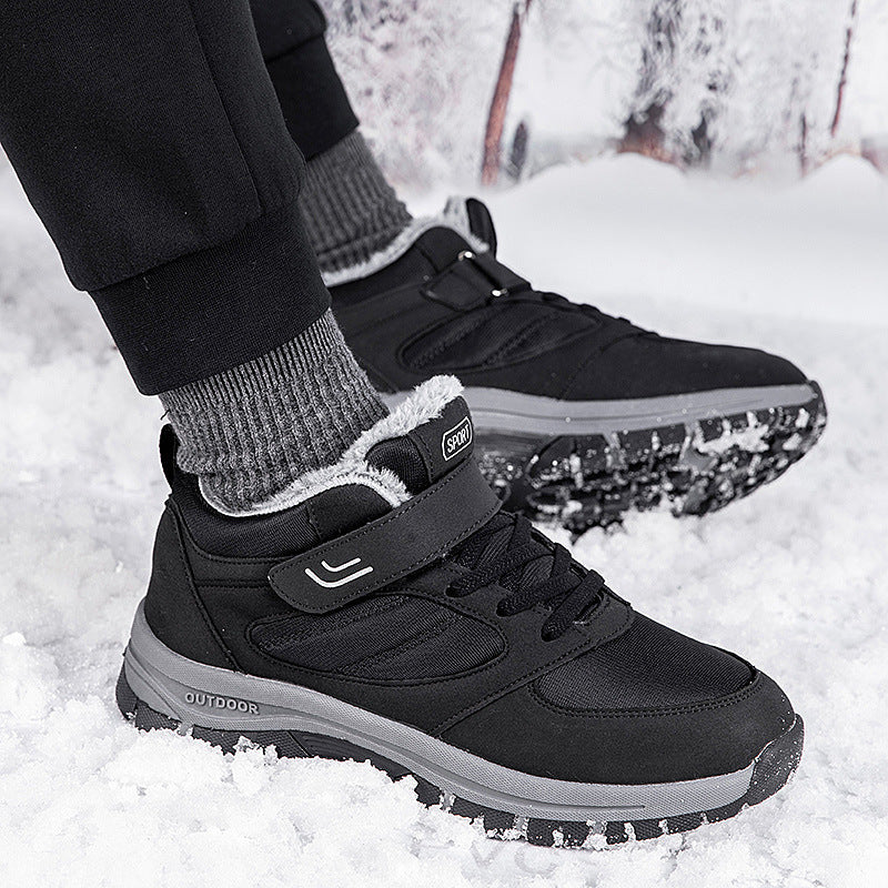 Snowy Villia Rutschfeste Ankle Boots aus Leder
