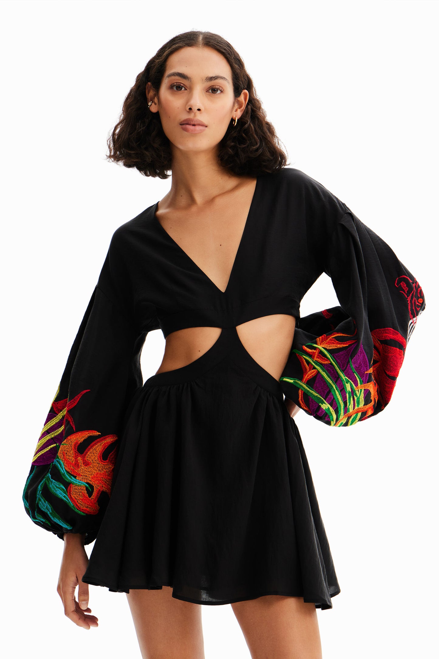 Short cut-out dress