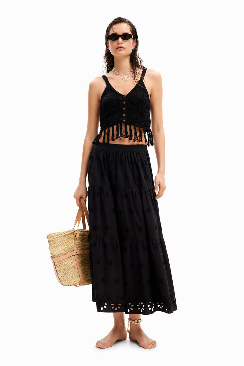 Crochet crop top