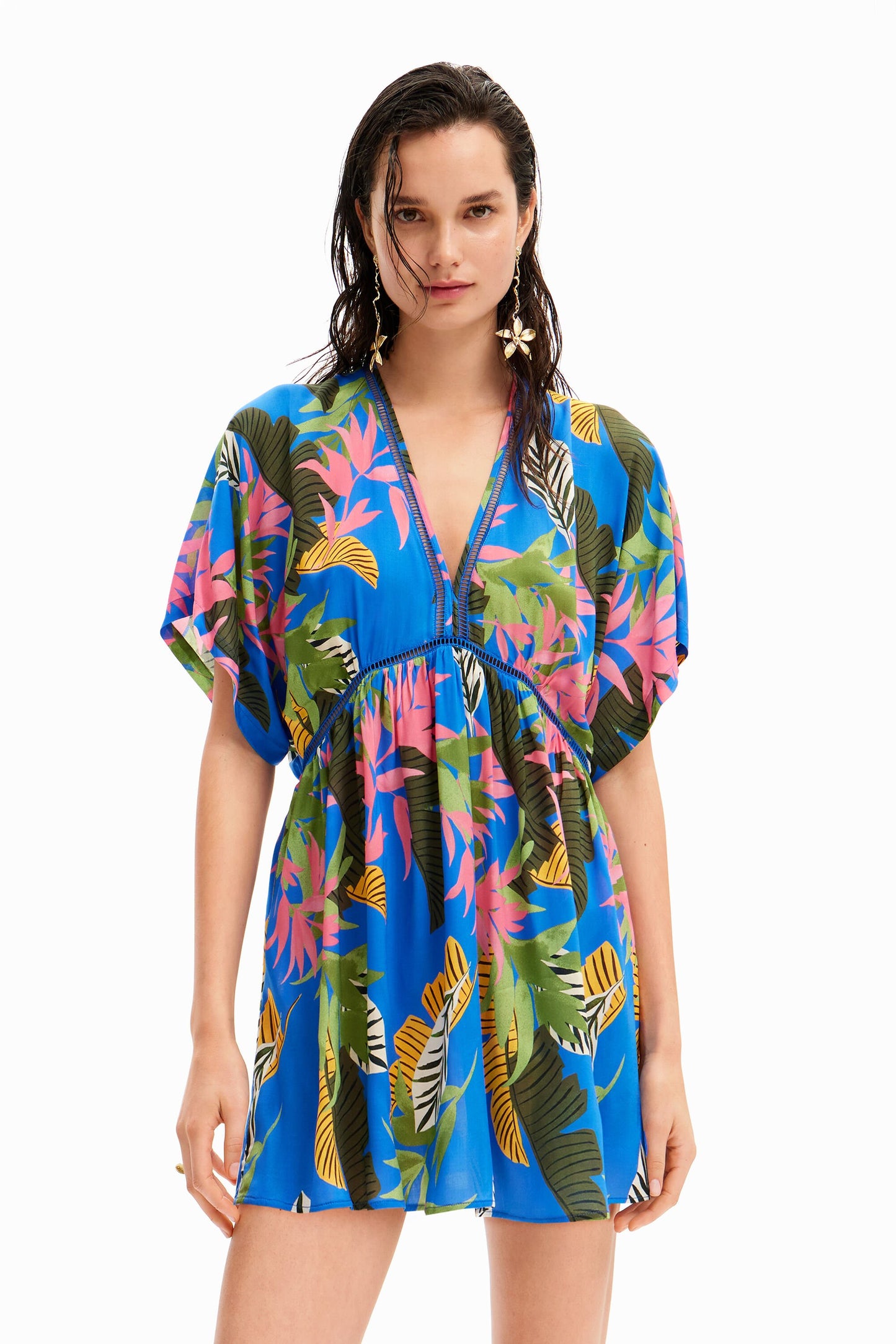 Tropical tunic dress