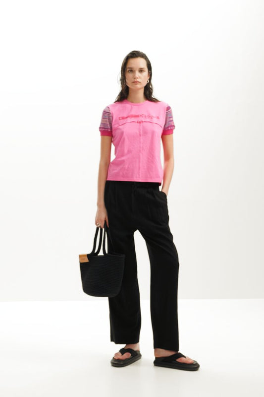 Seamed logo T-shirt