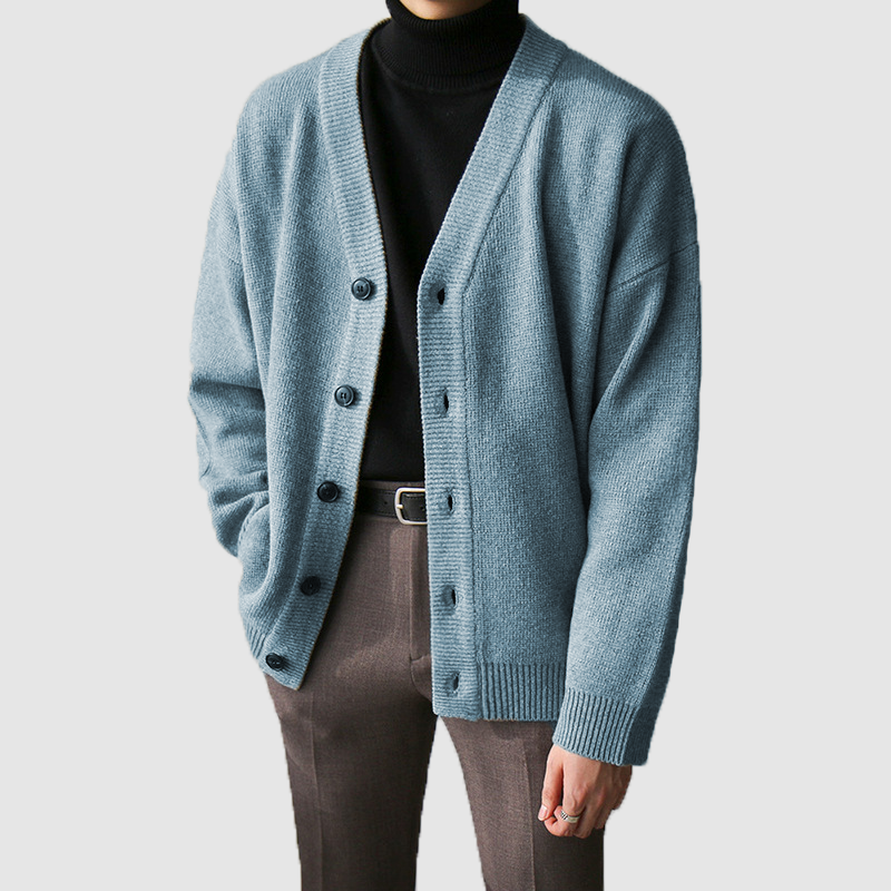 Herren-Strickpullover und Cardigan-Mantel