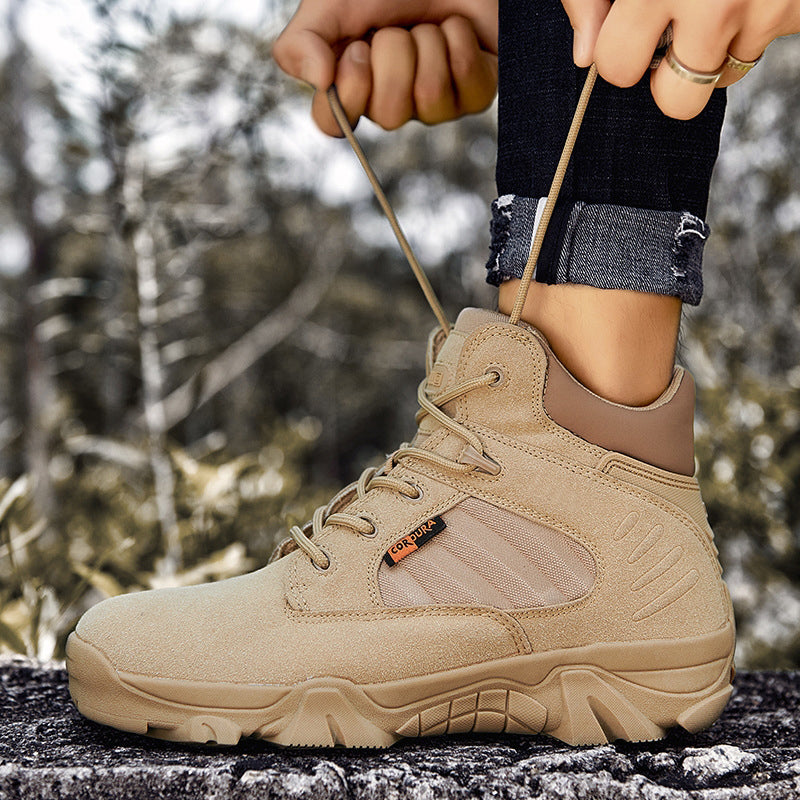 Herren Outdoor Wasserdichte Rutschfeste Arbeitsstiefel (Verbesserte Haltbarkeit)