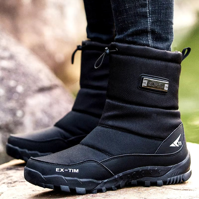 (Zeitlich begrenzter Rabatt von 70 %) Herren-Orthopädie-Knöchelunterstützung Fußgewölbeunterstützung Schneestiefel Wasserdicht Rutschfest Warm & Leichte Wanderstiefel