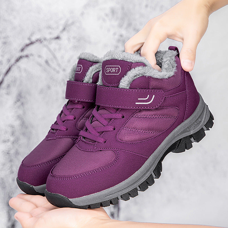 Snowy Villia Rutschfeste Ankle Boots aus Leder