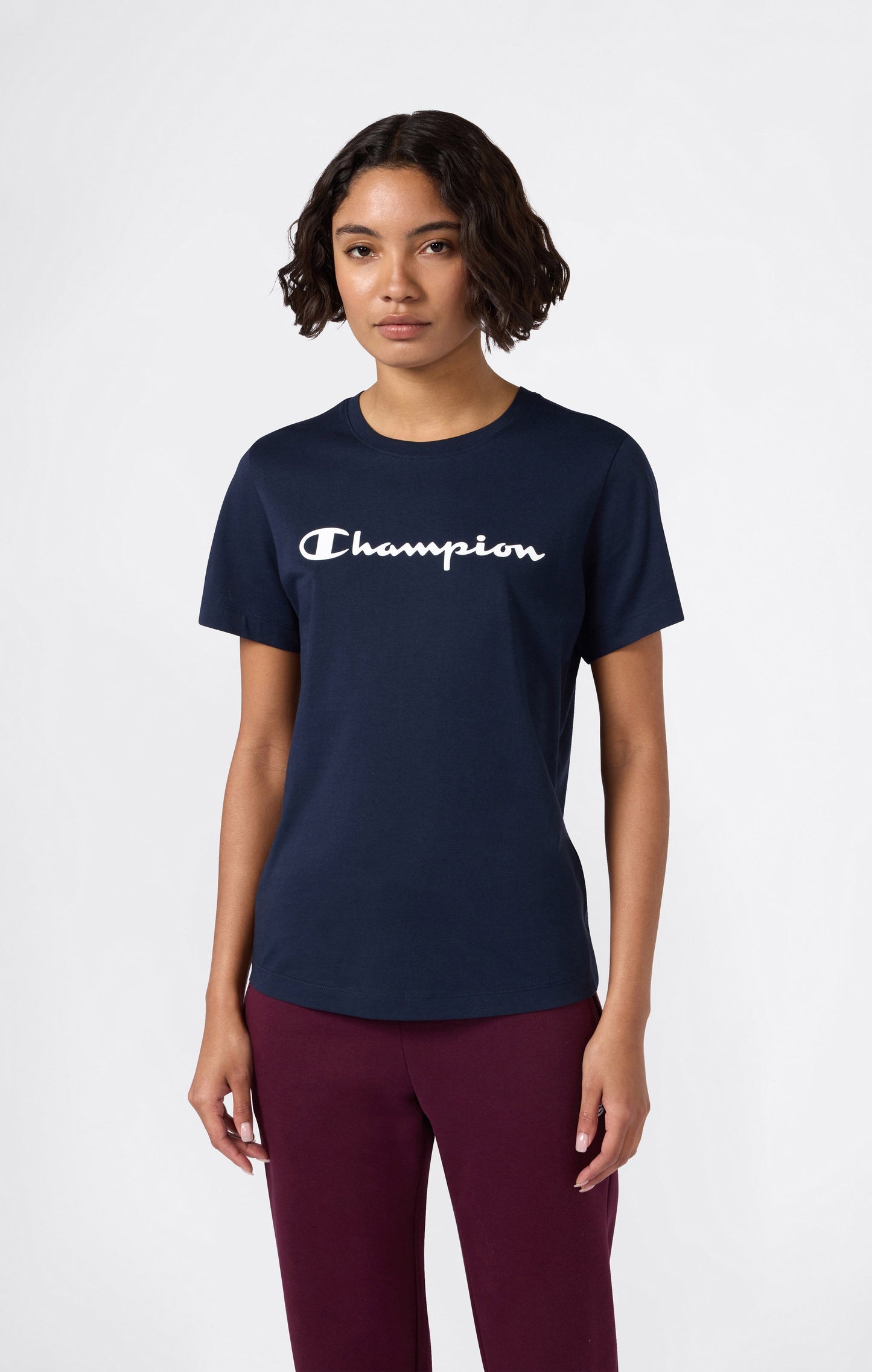 Damen T-Shirt mit Skript-Logo