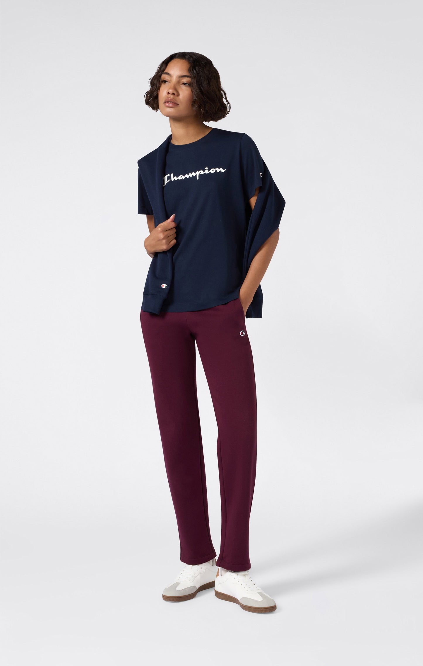 Damen T-Shirt mit Skript-Logo