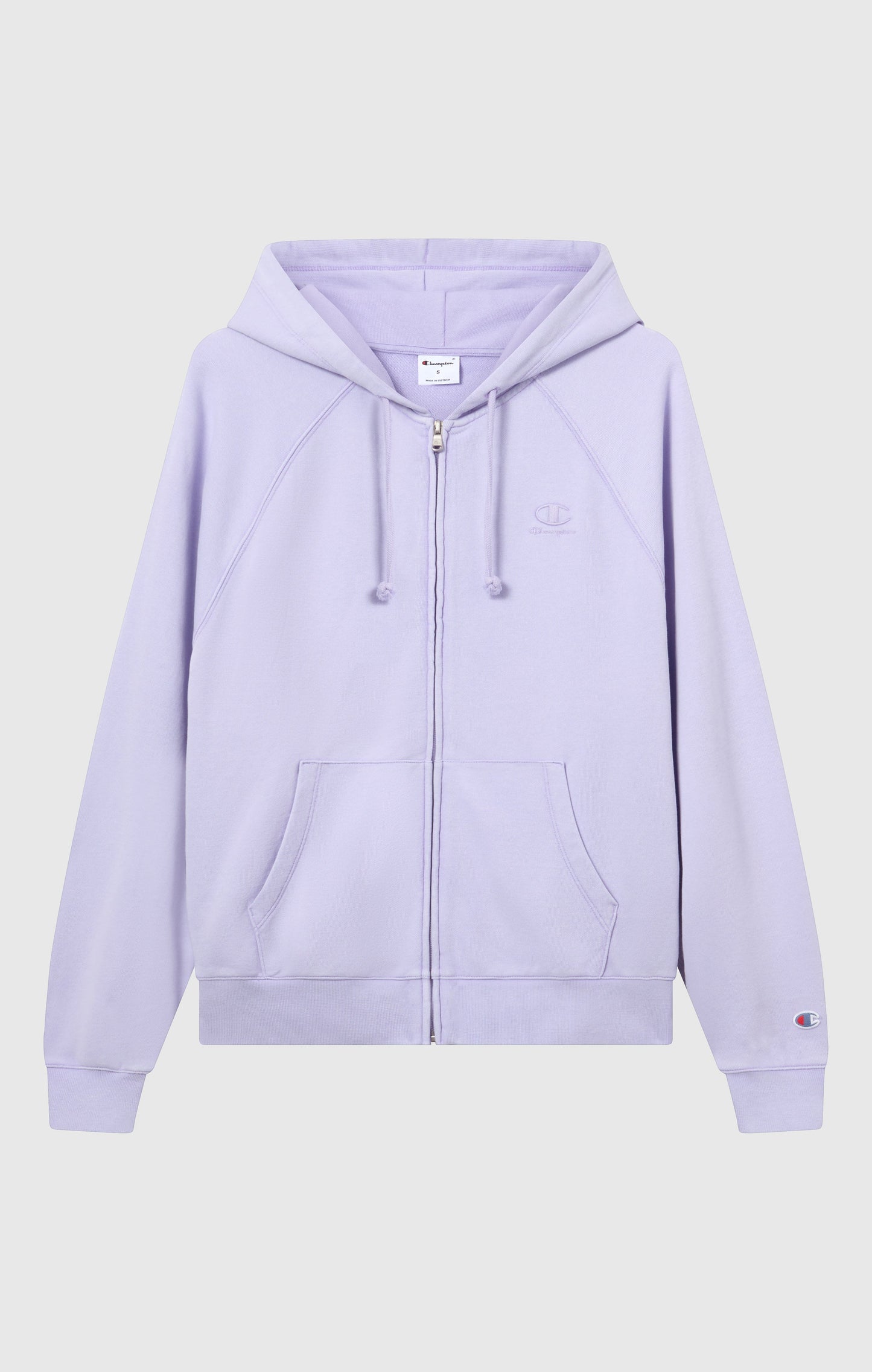 Damen-Kapuzenjacke mit durchgehendem Reißverschluss „Icons“ im Used-Look