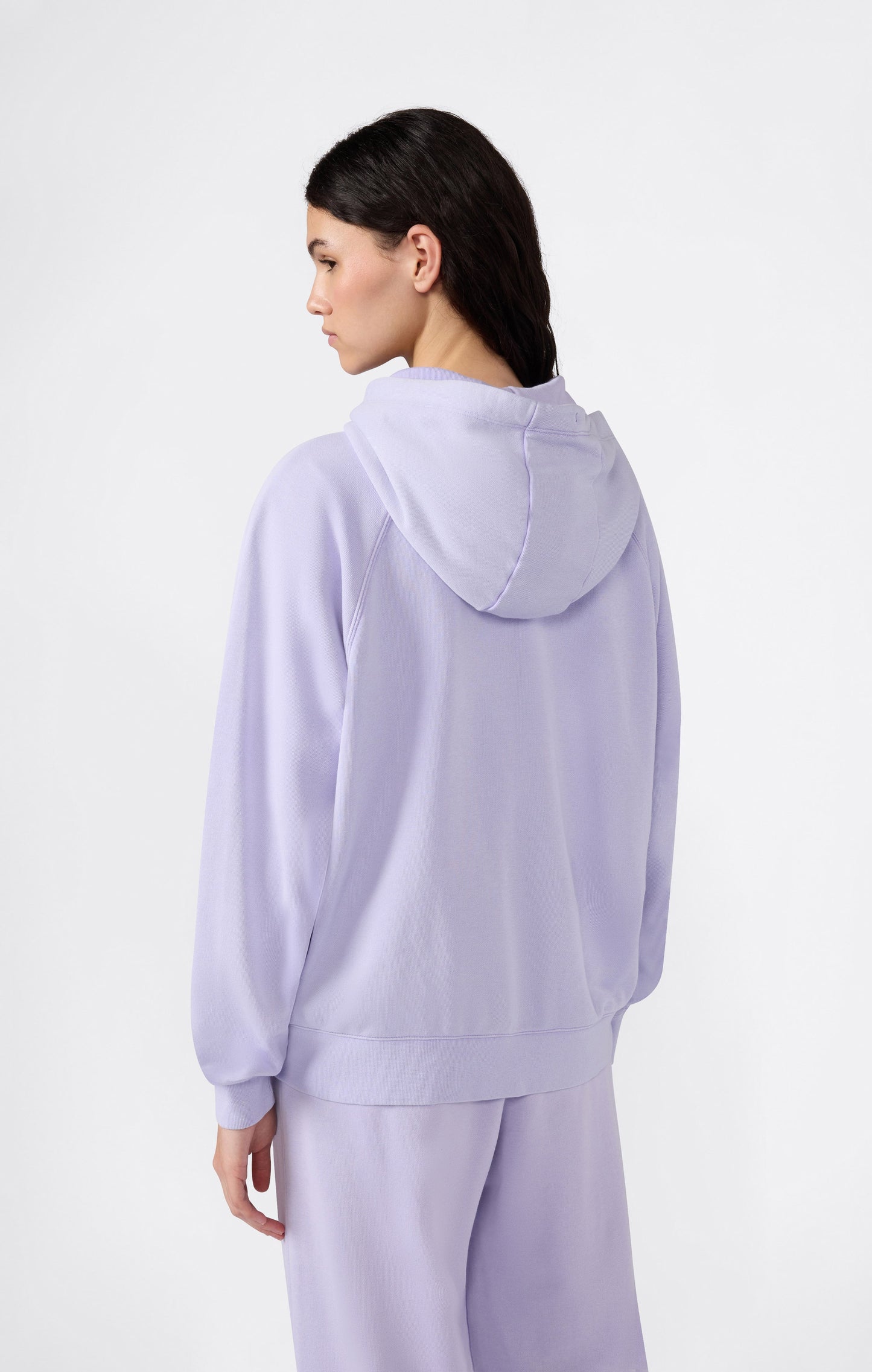 Damen-Kapuzenjacke mit durchgehendem Reißverschluss „Icons“ im Used-Look