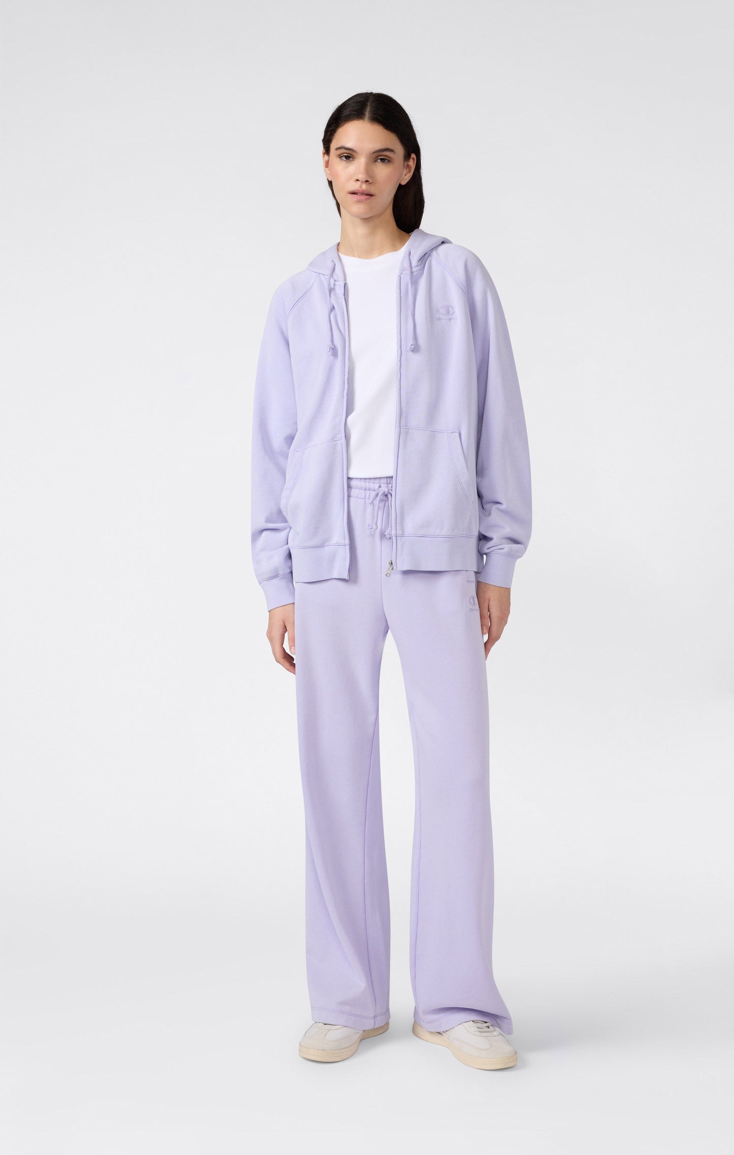 Damen-Kapuzenjacke mit durchgehendem Reißverschluss „Icons“ im Used-Look