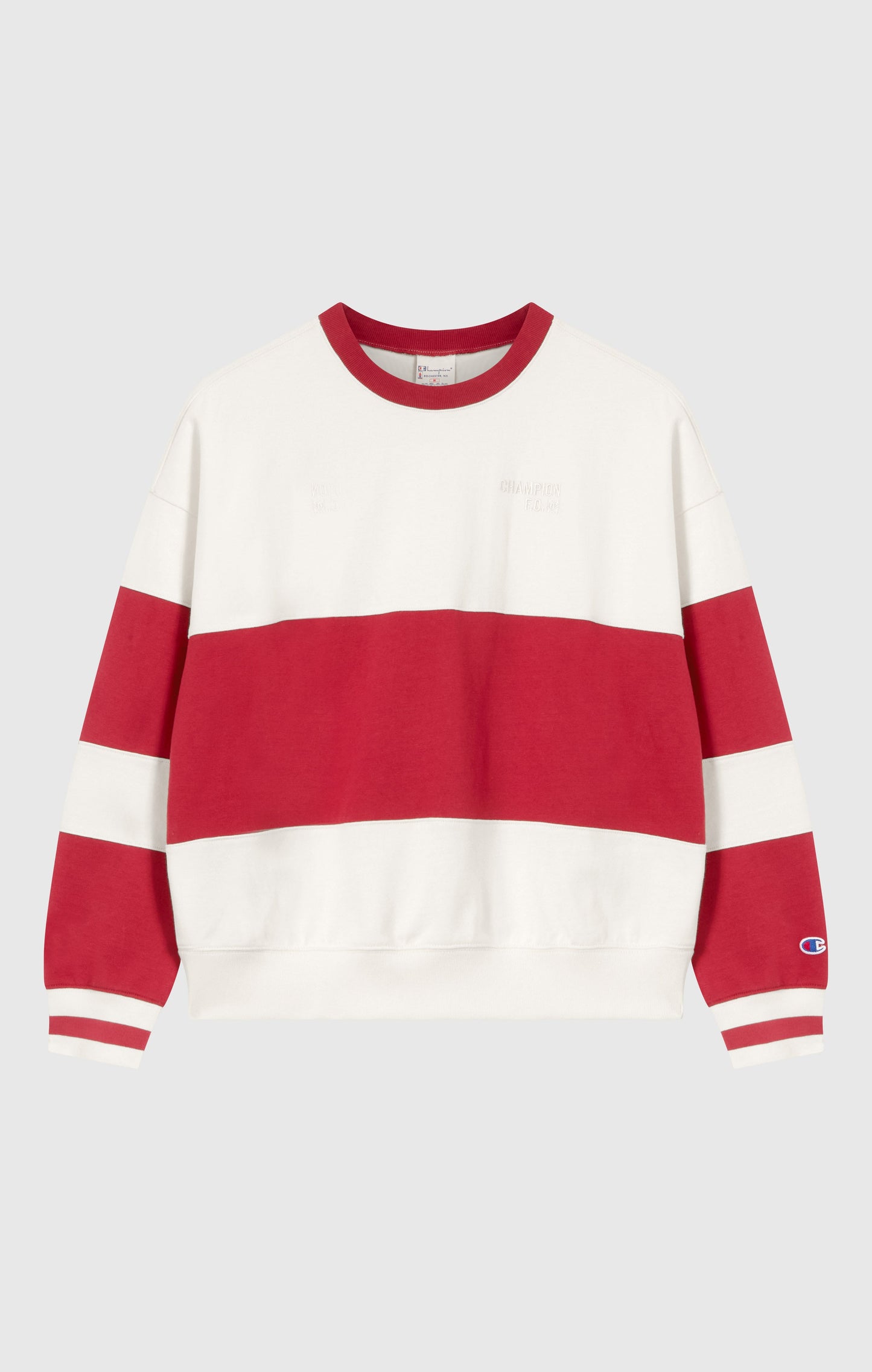 Women's Striped Crewneck Sweatshirt
