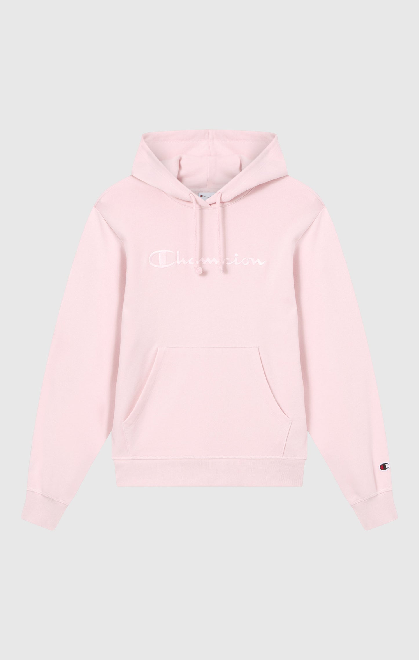 Damen Leichtes Kapuzen-Sweatshirt mit Ton-in-Ton gestickten Maxi-Logo-Icons