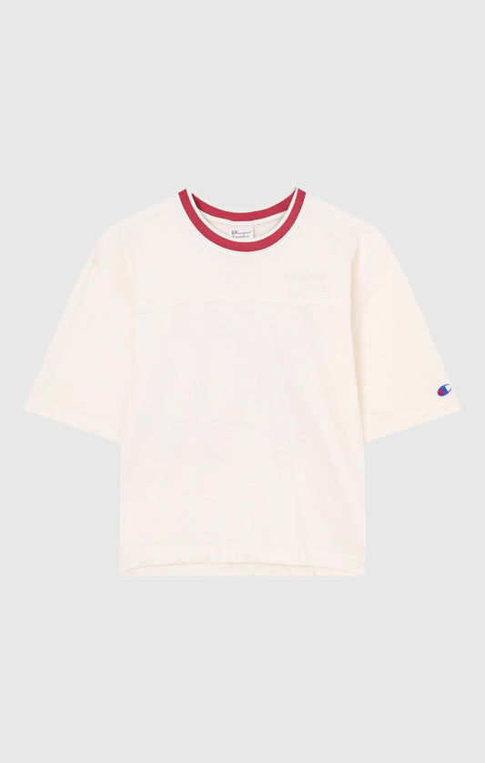 Damen-Rundhals-T-Shirt mit Nummerngrafik