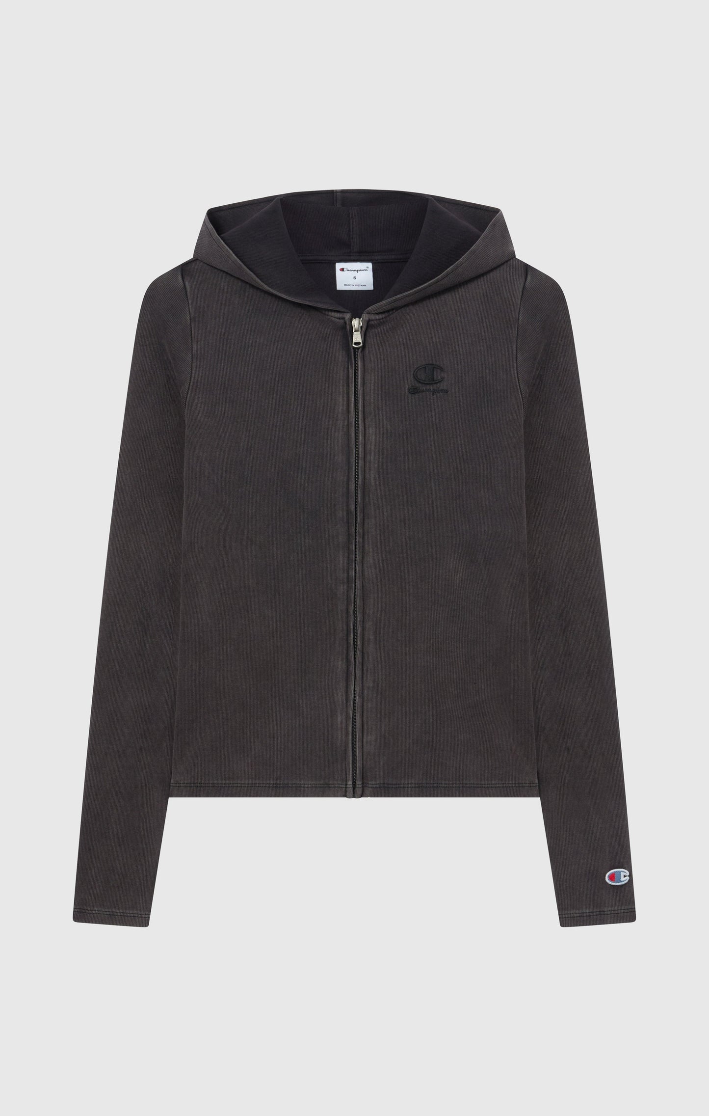 Women's Full-Zip Hoodie in Stretch Jersey Icons