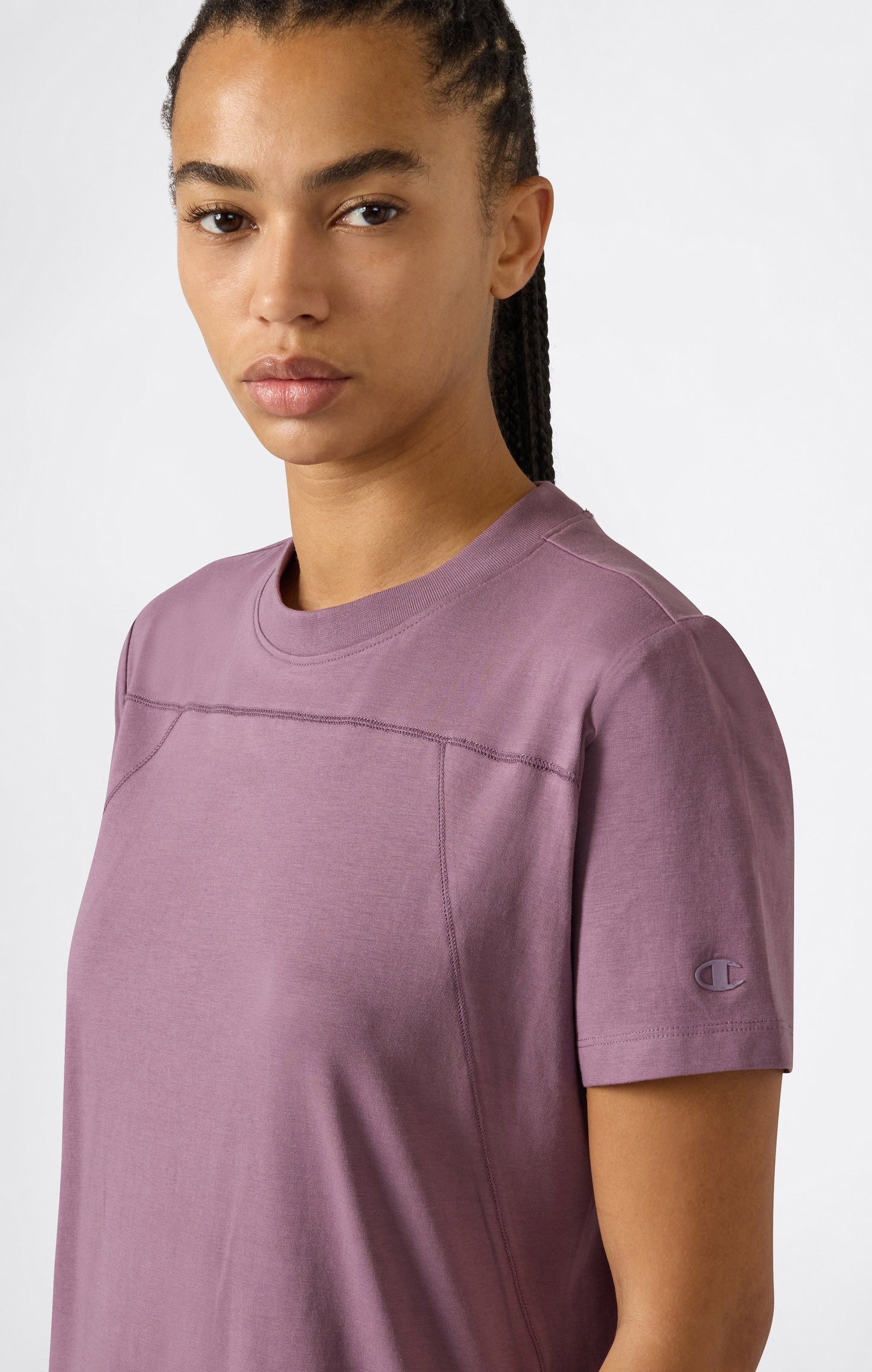 Damen C-Tech Rundhals Sport-T-Shirt