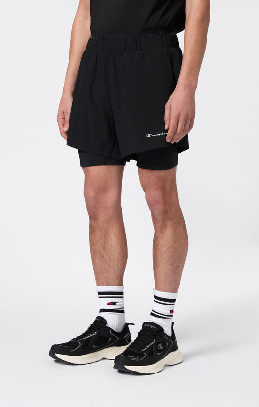 Men's 2 in 1 Lightweight Quick Dry Shorts