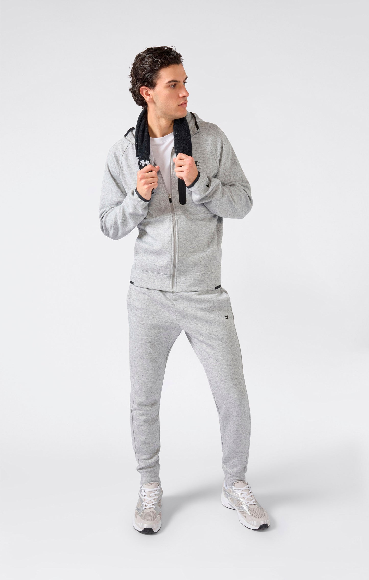 Men's Hooded Full Zip Suit C-Tech