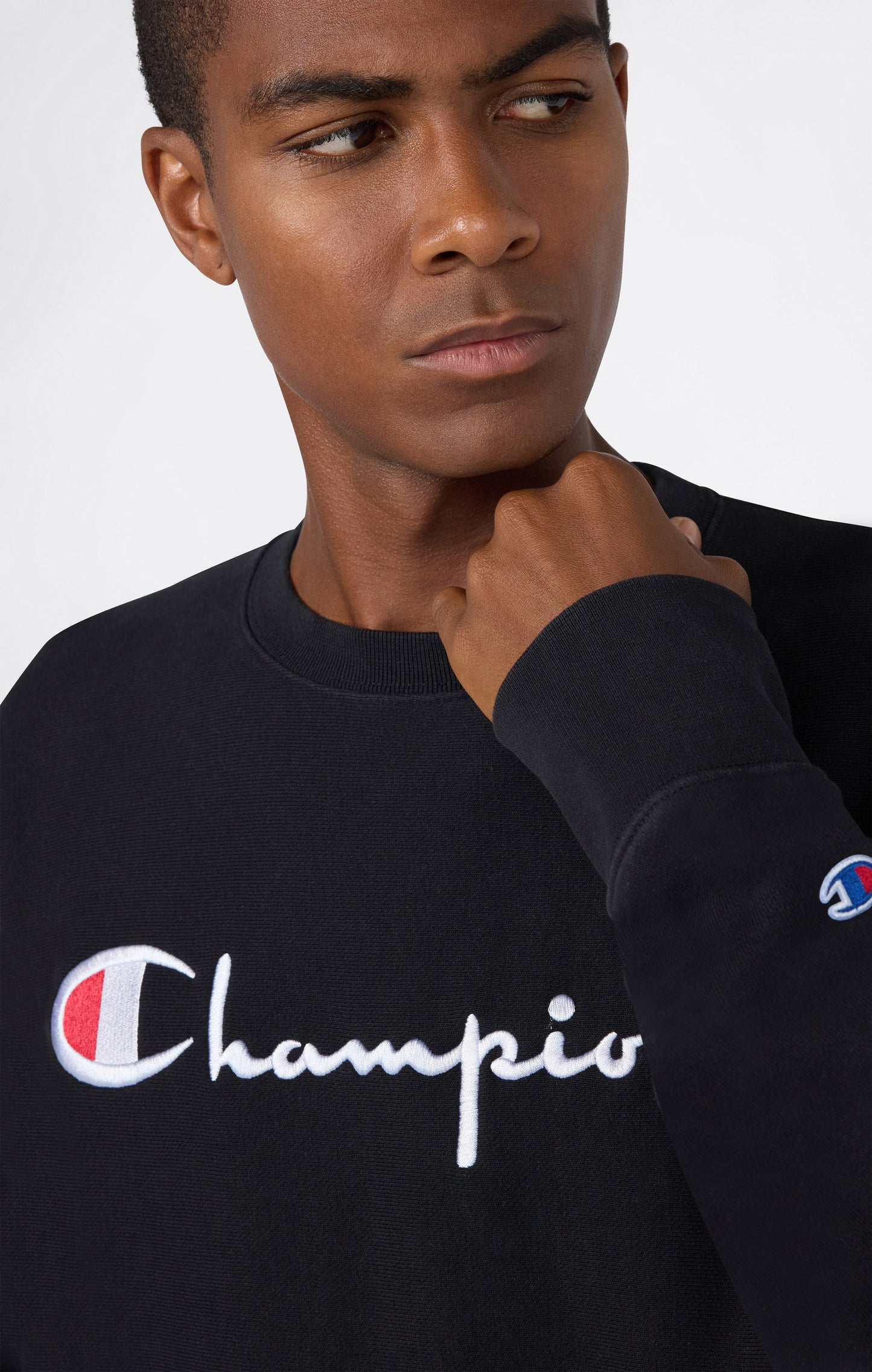 Herren-Rundhals-Sweatshirt Reverse Weave
