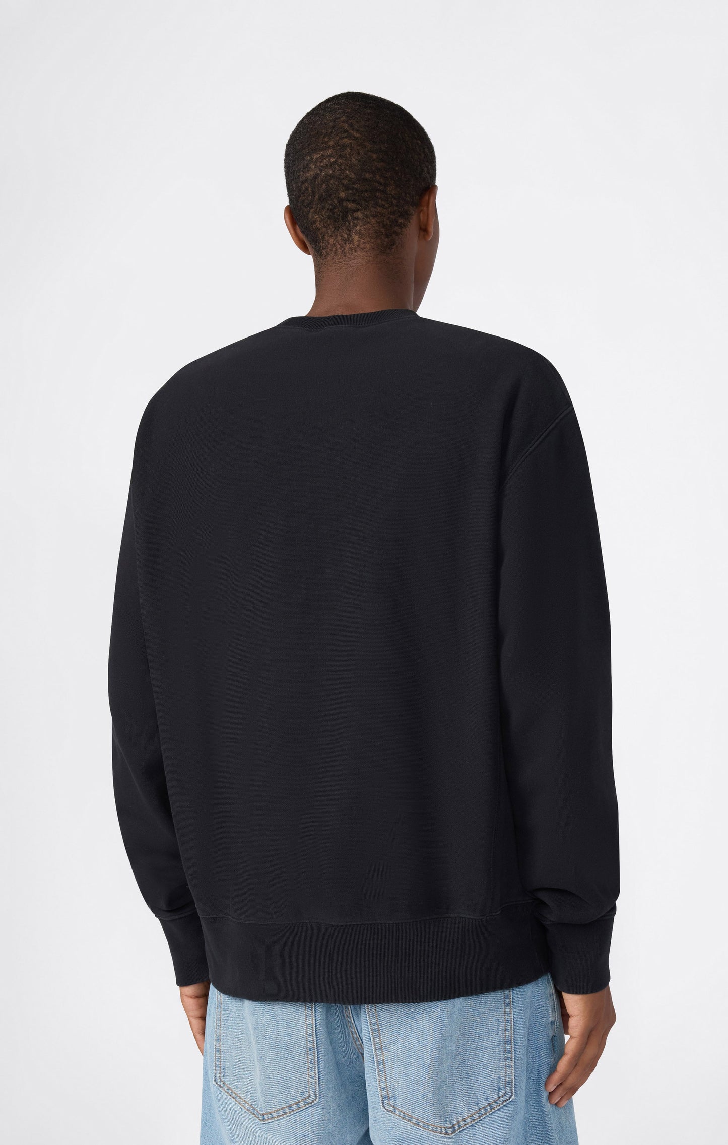 Herren-Rundhals-Sweatshirt Reverse Weave