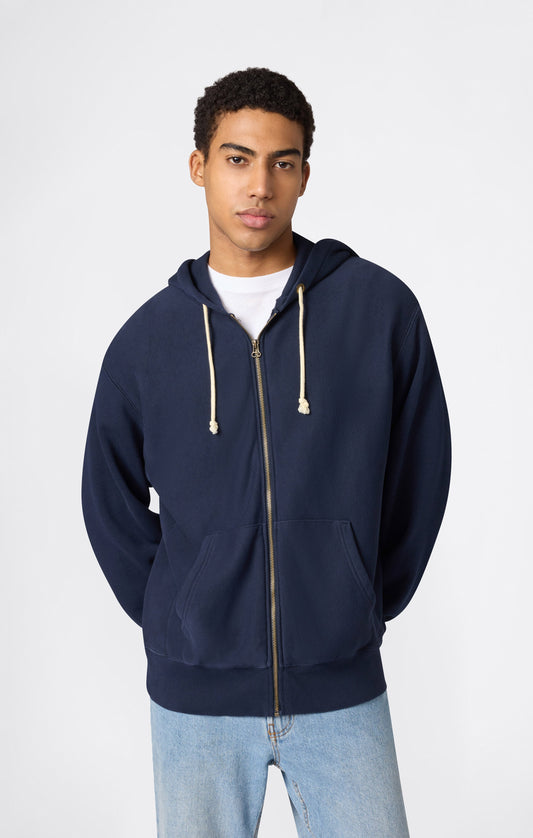 Herren Full Zip Kapuzenpullover Reverse Weave
