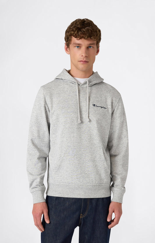Leichter Kapuzenpullover für Herren mit kleinen gestickten Logo-Symbolen