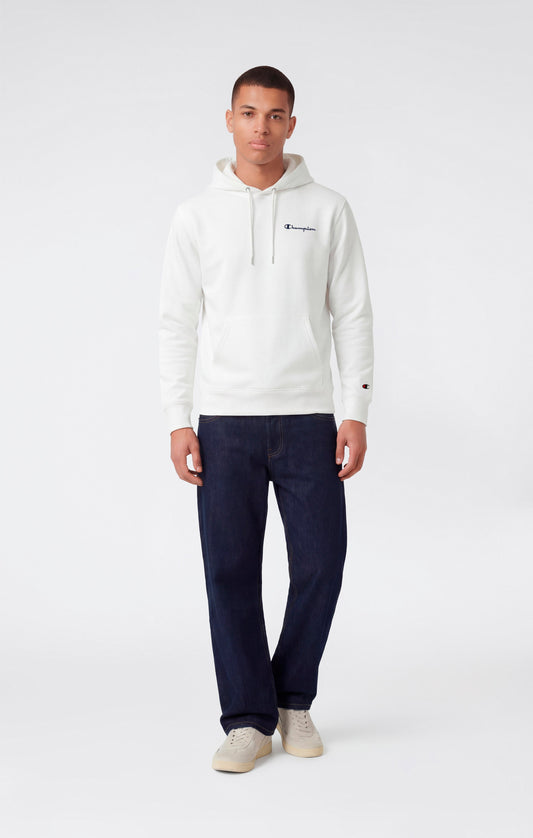 Leichter Kapuzenpullover für Herren mit kleinen gestickten Logo-Symbolen